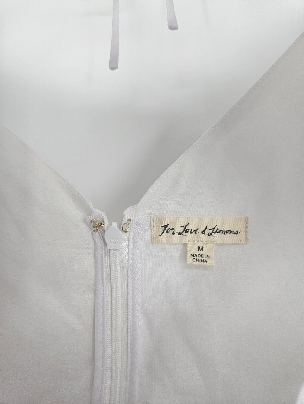 For Love And Lemons White Cut Out Puff Sleeve Romper - Picture 10 of 15